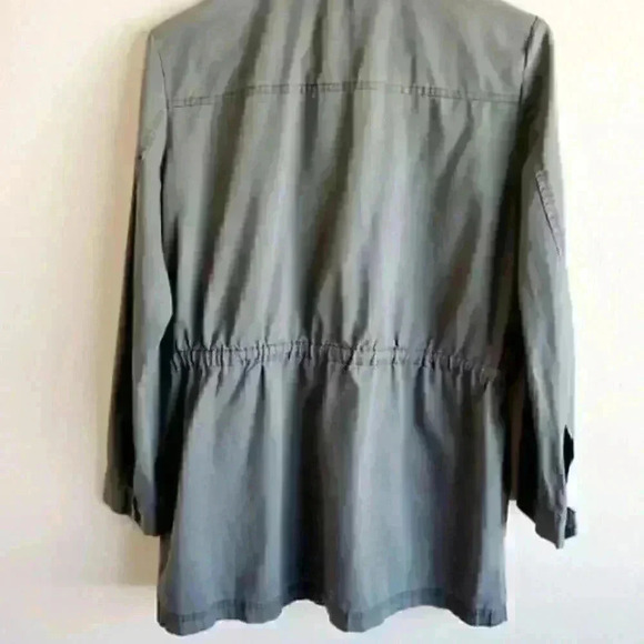Women's foreign exchange utility jacket olive gray - Picture 5 of 10